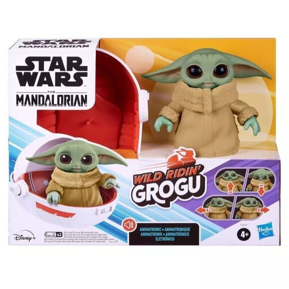 Star Wars Wild Ridin' Grogu Animatronic Hover Pram 25+ Combinations Interactive - Picture 4 of 6